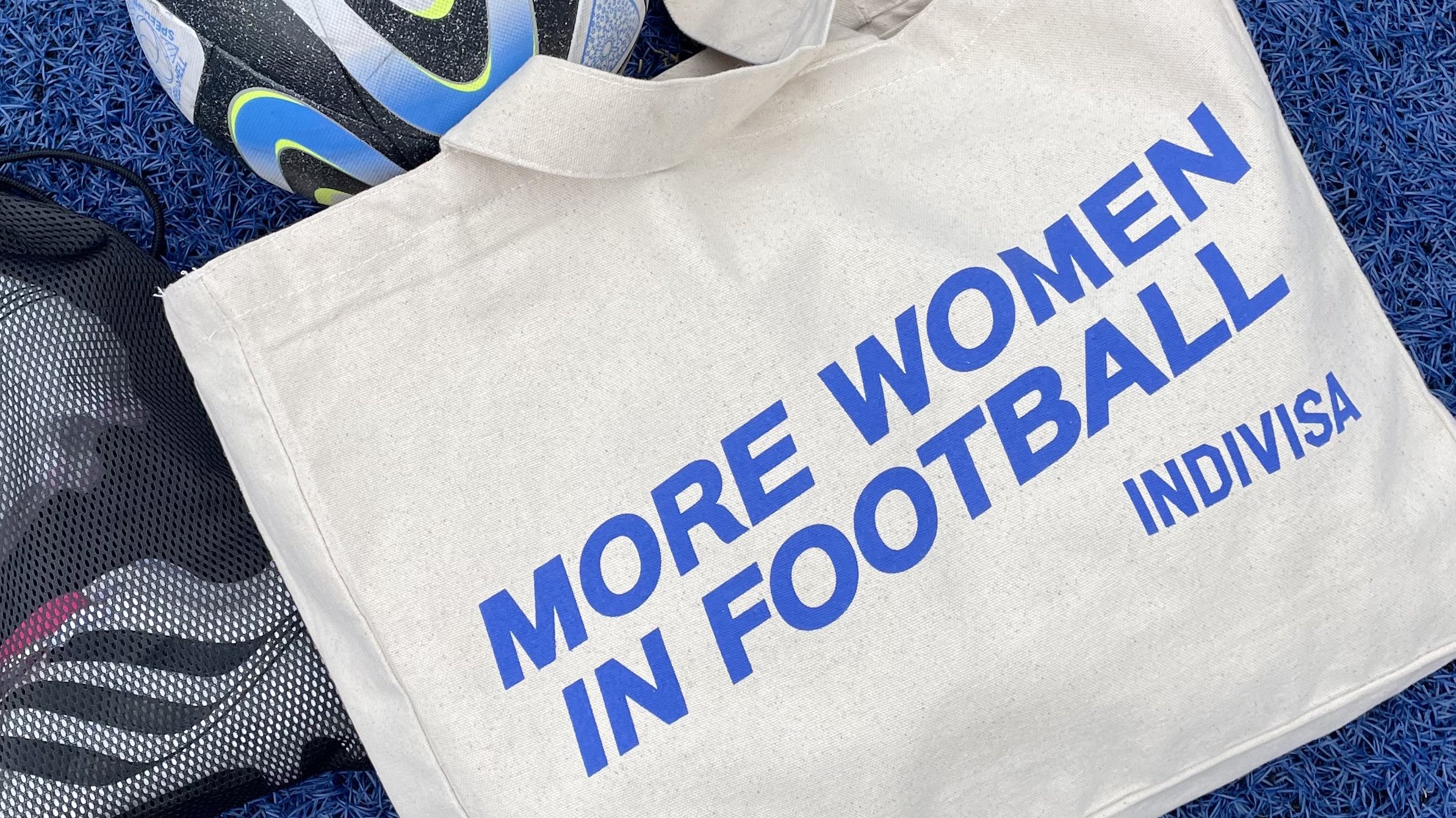 Indivisa re launch More Women in Football tote for International Women s Day Footballco